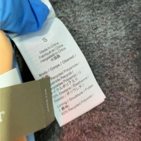 J.Crew High Leg Bikini Bottoms Blue Tan Small NWT Swimwear - Picture 4 of 4